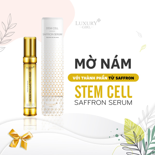 Serum Trị Nám Stem Cell – Saffron Luxury