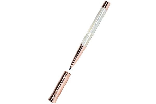 Gemperor- bút máy ngọc trai trắng Bắc Úc- mạ vàng hồng