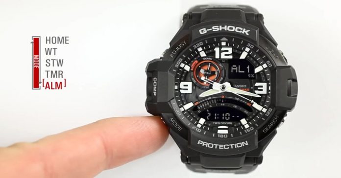 Cách tắt báo thức đồng hồ G Shock đơn giản nhanh chóng