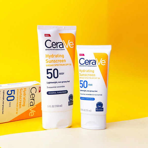 CeraVe Hydrating Sunscreen SPF 50 Body Lotion