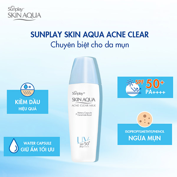 Sunplay Skin Aqua Acne Clear Milk (25g)