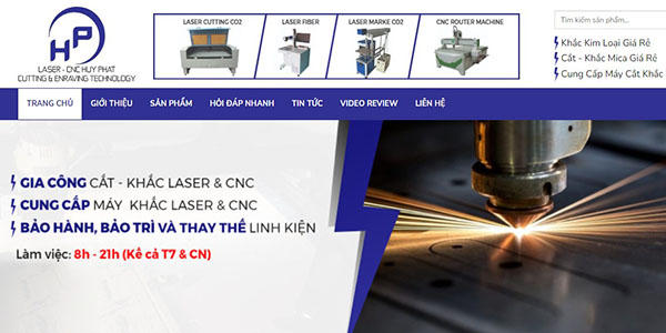 Gia Công Cắt Laser Cnc - Công Ty Laser Huy Phát